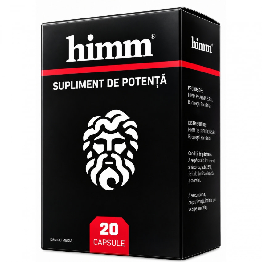 Capsule MaxRo Himm pentru Erecție și Rezistență 20 Bucăți