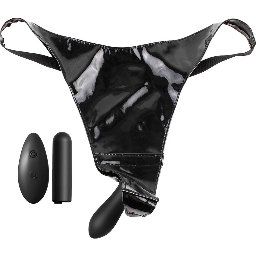 Chiloți Vibratori Fetish Fantasy Remote Panty Negru