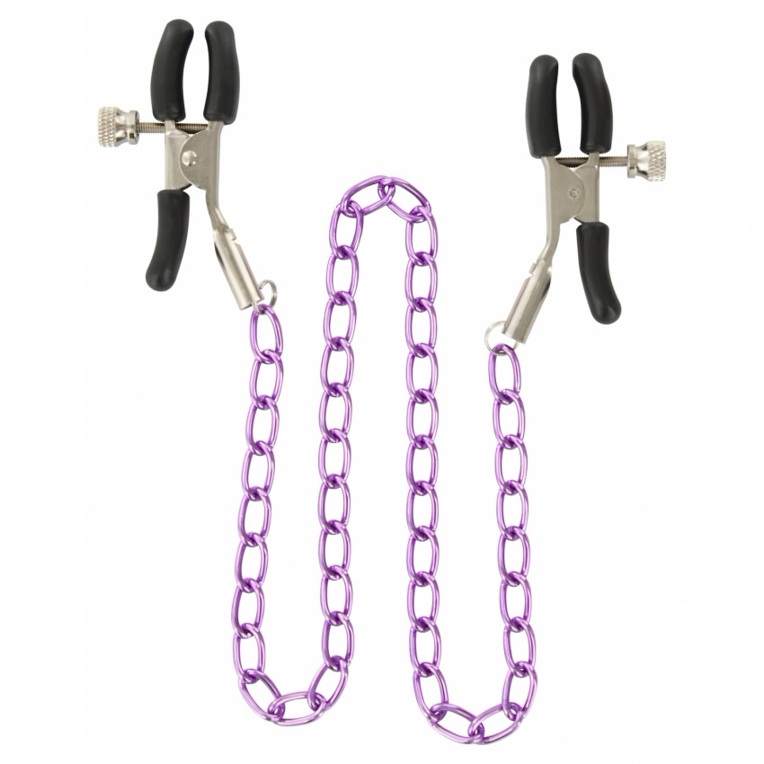 Cleme Pentru Sfârcuri ToyJoy Argintiu