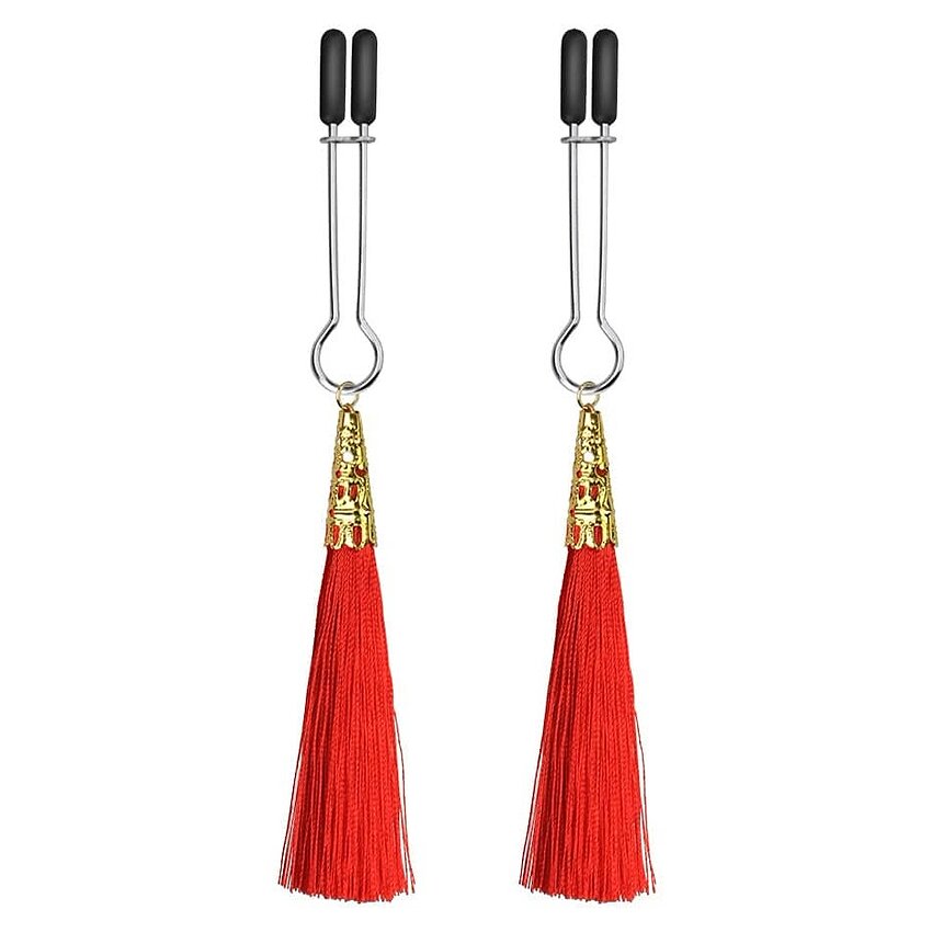 Cleme Sfârcuri Glamour Tassel Roșu