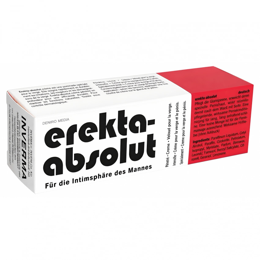 Cremă Inverma Erekta Absolut pentru Erecție la Bărbați 18 ml