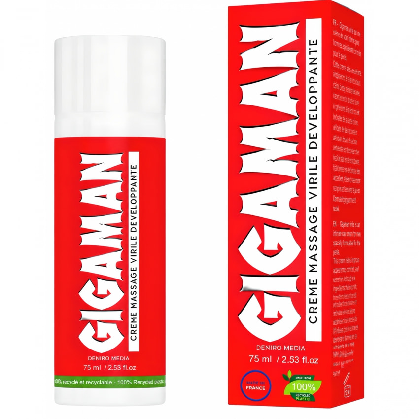 Cremă pentru Mărirea Penisului Gigaman cu Ghimbir 75 ml