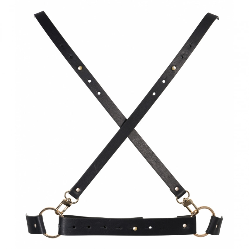 Ham Maze X pentru Bondage cu Bretele Ajustabile Negru