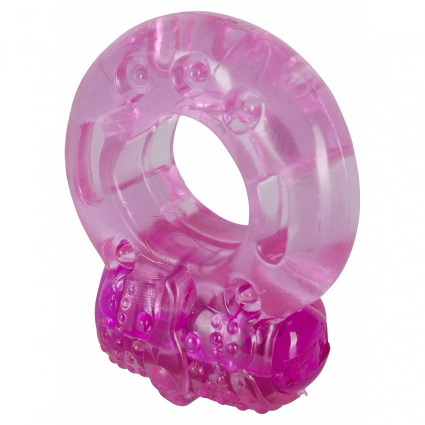 Inel Vibrator One-Time-Use pentru Erecție Fermă Roz