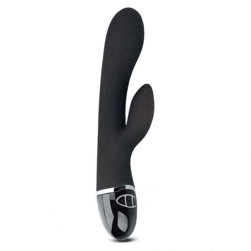 Lovetoy O-Sensual Clit Duo Climax, Vibrator 21 cm Negru