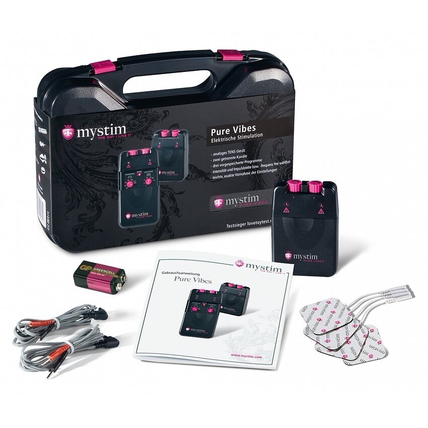 Mystim Pure Vibes Unitate Analog Pentru Electro-Stimulare Negru