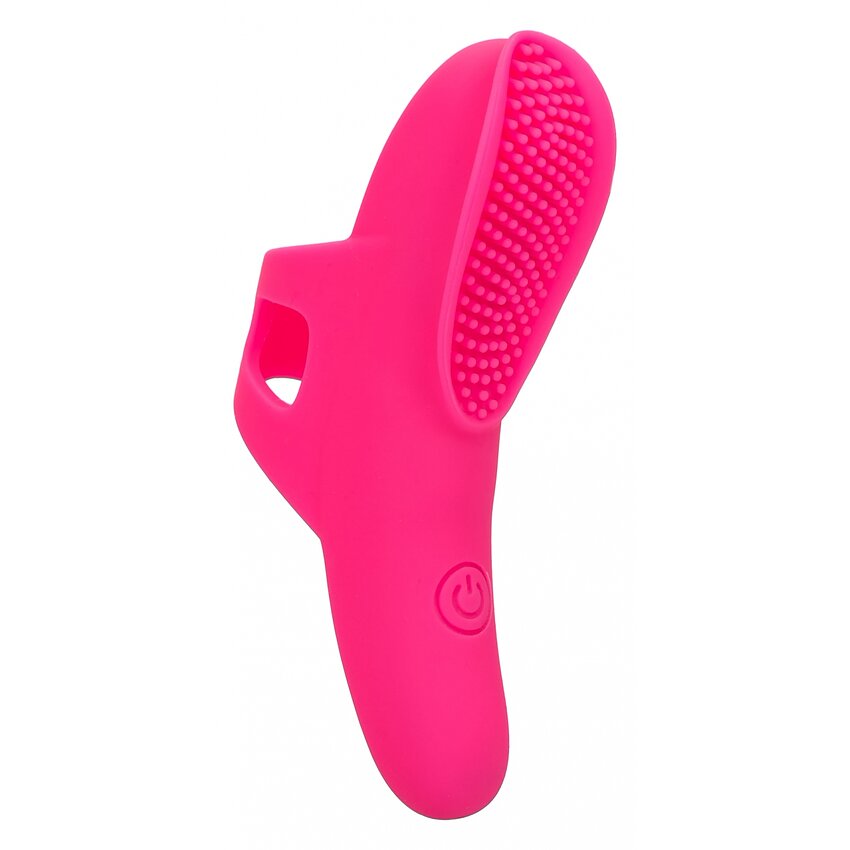 Nubby Vibe Roz – Stimulator Deget 10 Moduri, Reîncărcabil