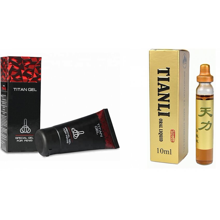 Pachet Tianli Ultra Power Și Cremă Titan Gel Original