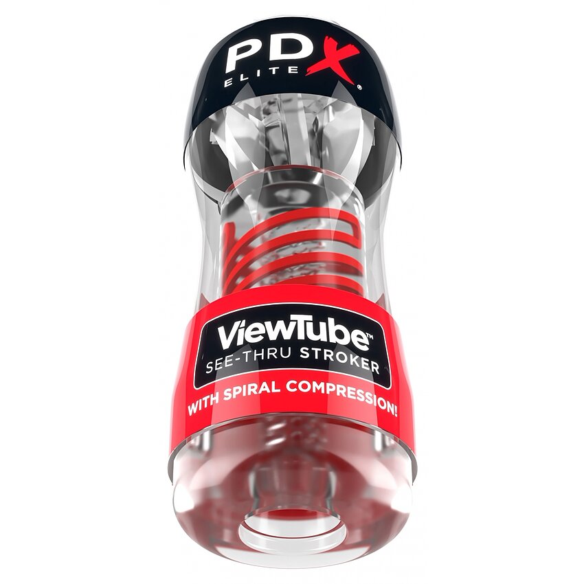 Pipedream PDX Elite ViewTube 2 Transparent Prindere Sigură