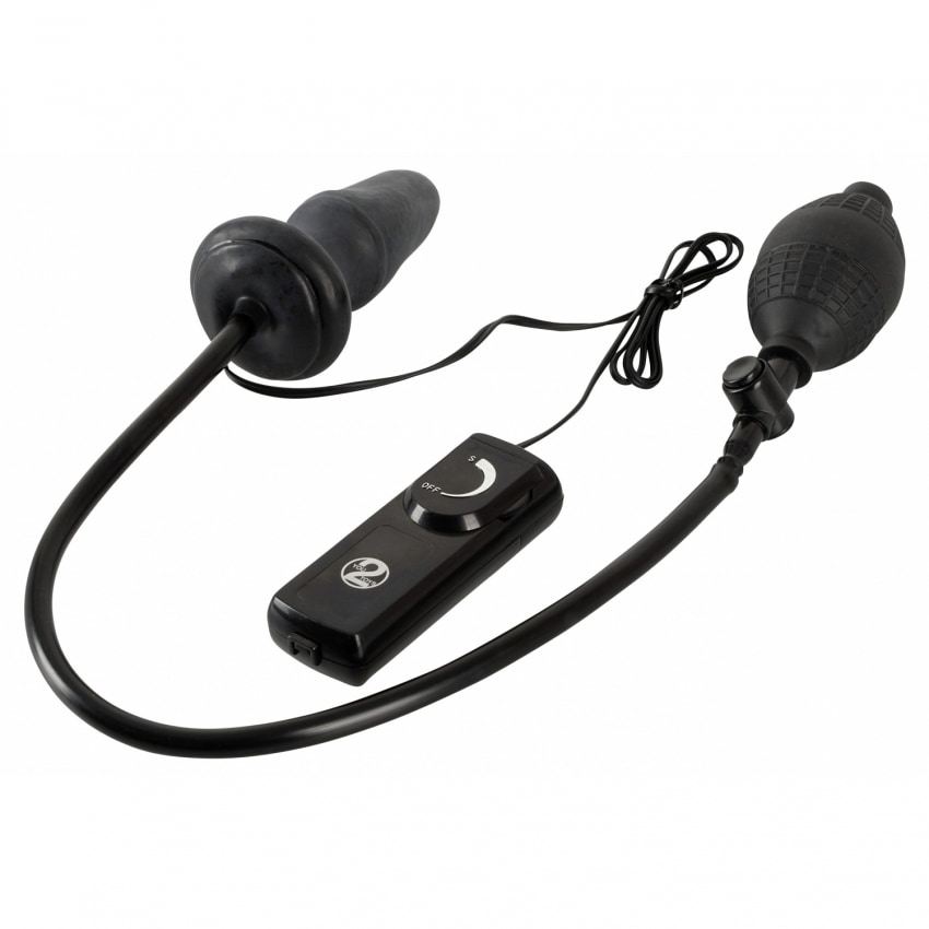 Plug Anal Ajustabil Cu Vibrații Funny Hills Negru