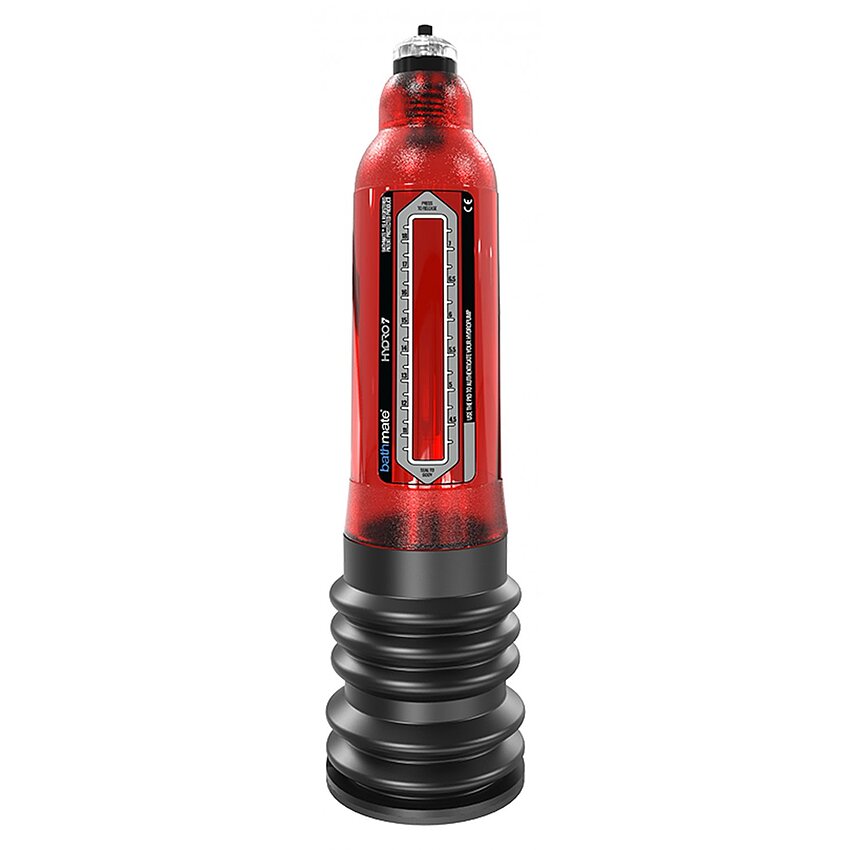 Pompă Penis Hydro 7 Roșu