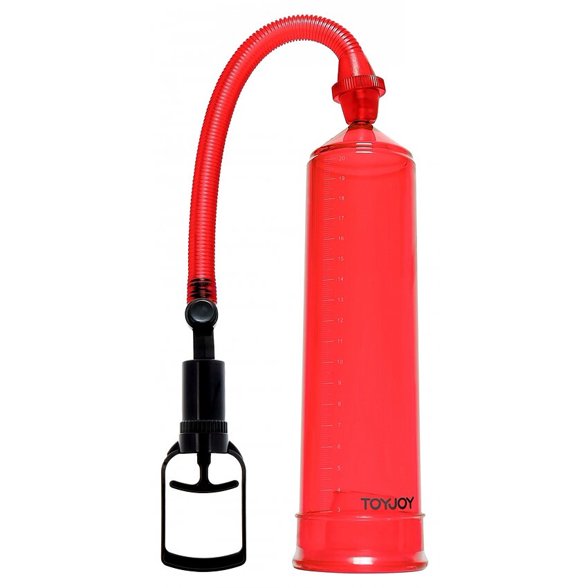 Pompă Penis Power Pump Roșu