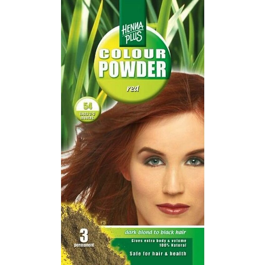 Pudră de henă Colour Powder Red 54 Hennaplus 100g