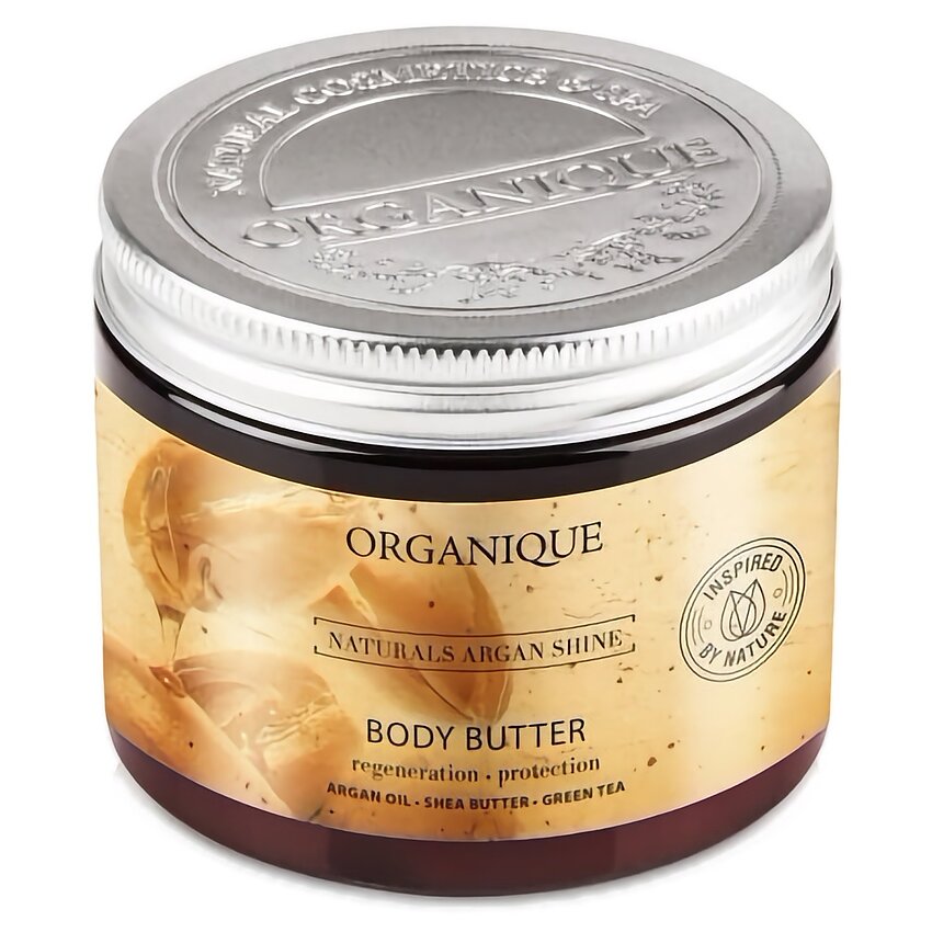 Unt de corp regenerant piele uscată și sensibilă Naturals Argan Shine Organique 200 ml