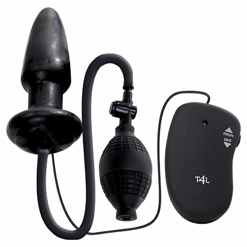 Vibrator Anal Bumping Balloon cu Diametru Reglabil Negru