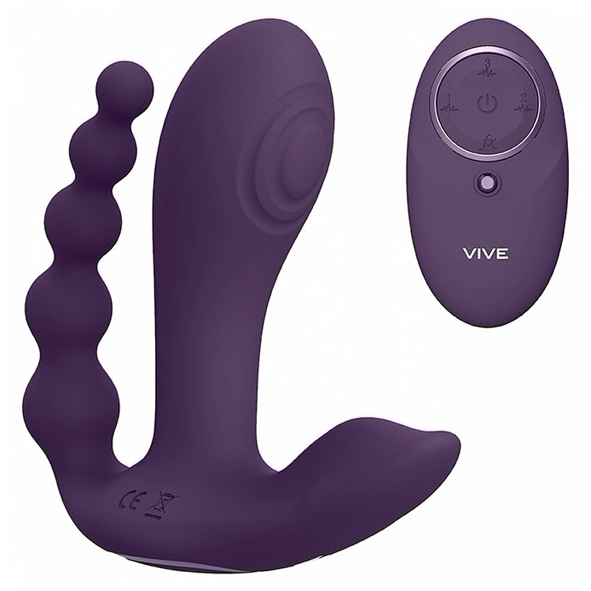Vibrator Kata Pulse Wave Cu Dubla Actiune Mov
