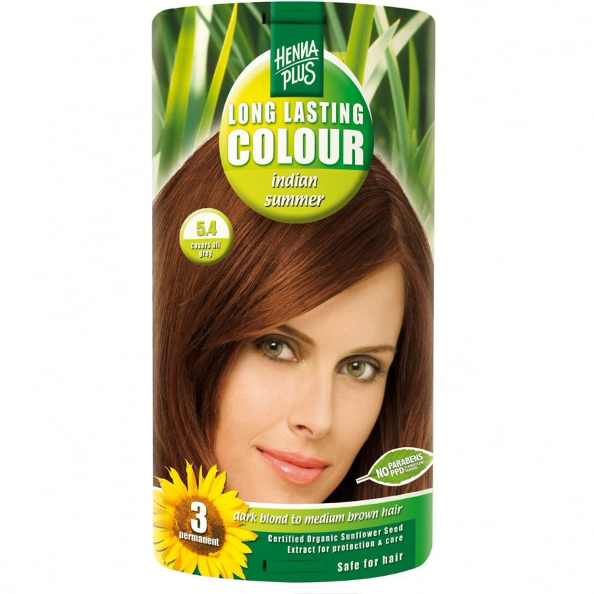 Vopsea Păr Long Lasting Colour 5.4 Indian Summer Hennaplus